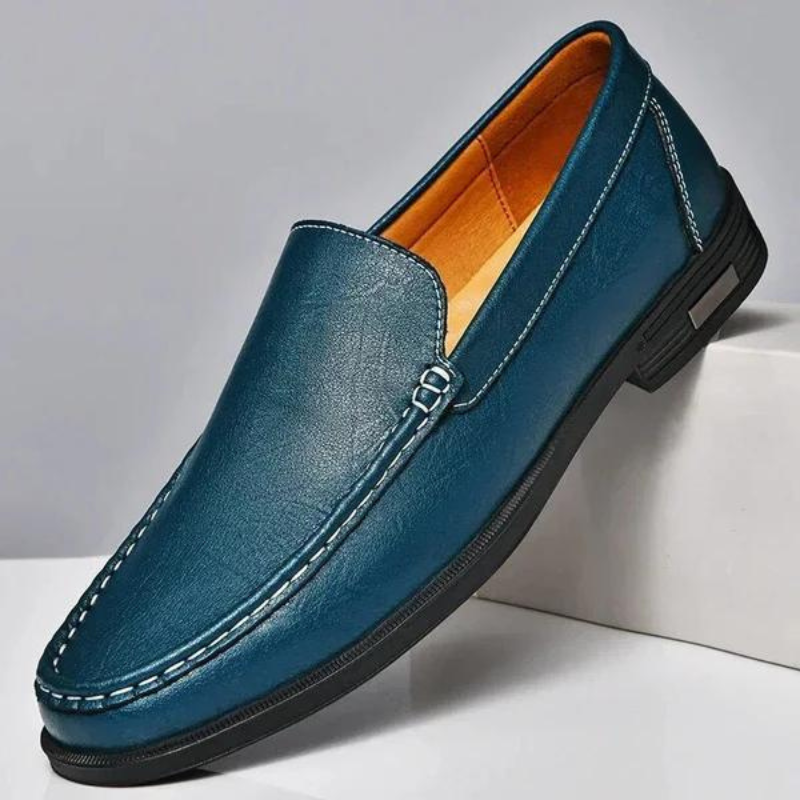 Italiaanse loafers van echt leer - Emilio