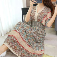 Vardi Dante™ Mia Maxi-Jurk | Retro & Casual