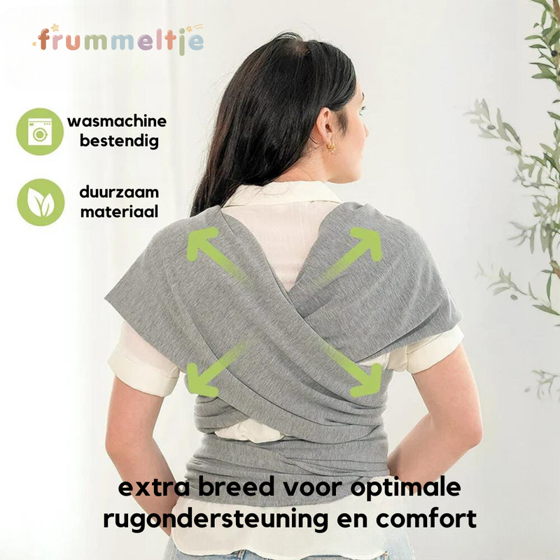 Rugondersteunende Baby Draagdoek - CuddleWrap