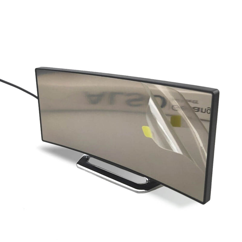 Gebogen LED Digitale Wekker met Modern Design - LumiCurve