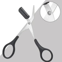 Wenkbrauwenschaar met Kam – TrimLuxe