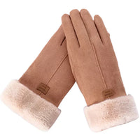 Warme Suède Dames Handschoenen - VelvTouch