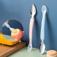 2-in-1 Siliconen Baby Lepel - TinyTasties
