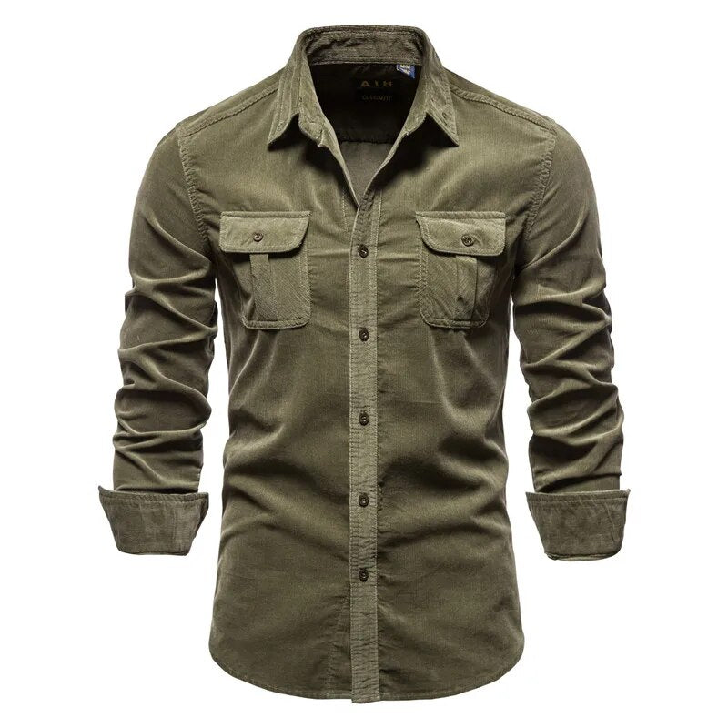 Vardi Dante™ Casual Overhemd | Casual corduroy overhemd voor elk moment