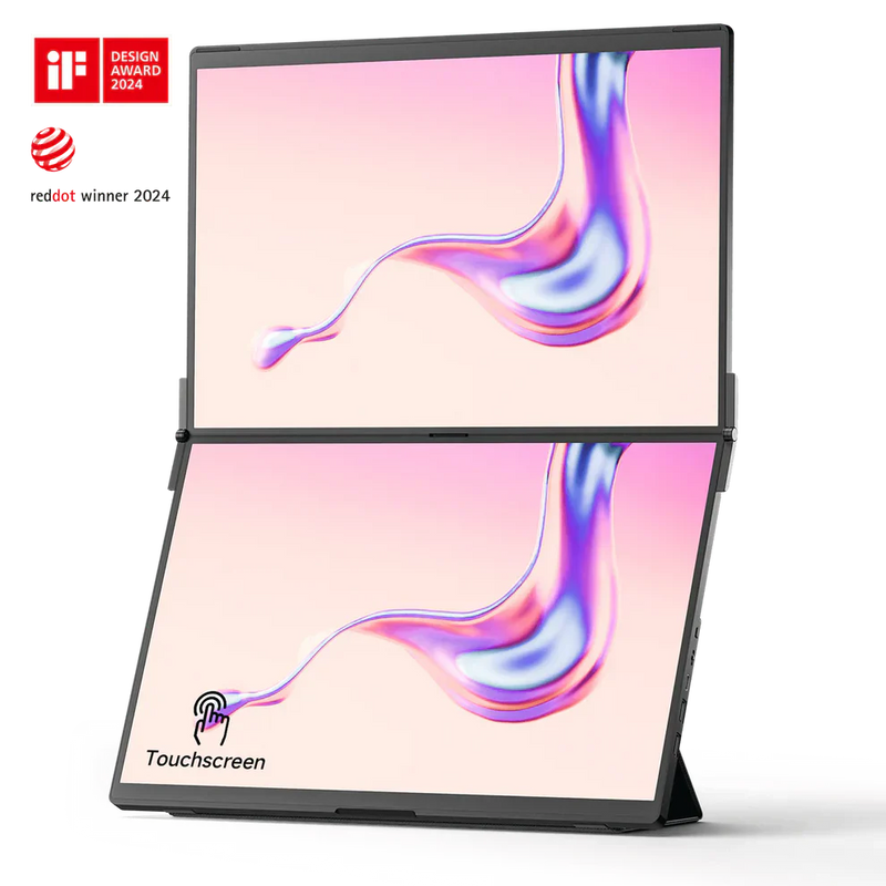 Draagbare Dual Touch Monitor 16 inch – Flexiview