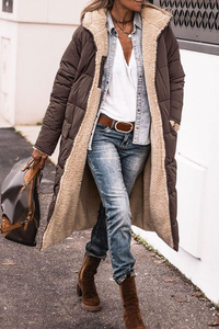 Trendy Dubbelzijdige Dames Winterjas - Sofia