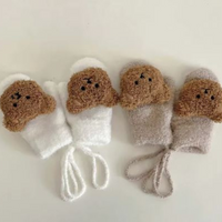 Kinder Wantjes met Berengezicht – TinyBear Mittens
