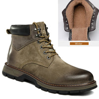 Vardi Dante™ skórzane buty zimowe | prawdziwe zimowe ocieplacze