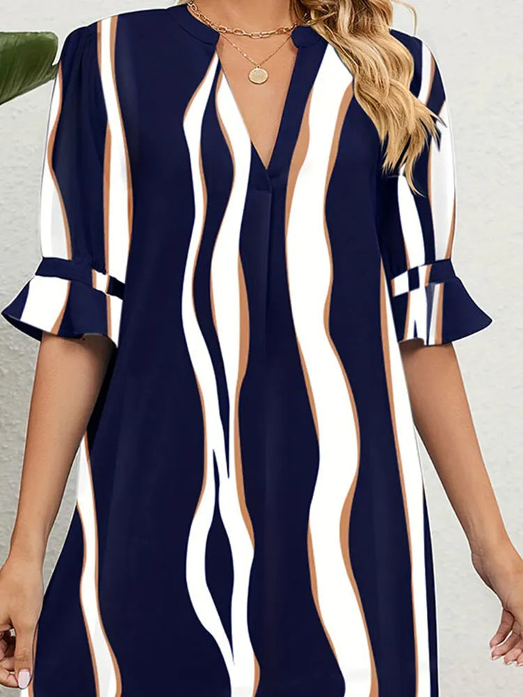 Vardi Dante™ Monique Plus-Size Jurk | Casual & Trendy