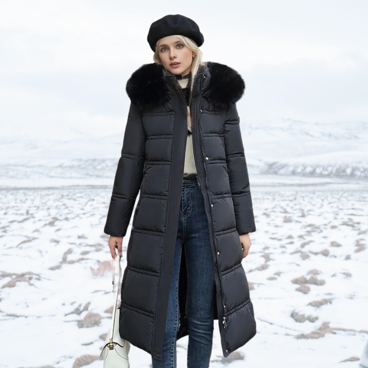 Luxe Faux Fur Winterjas voor Vrouwen - Amara