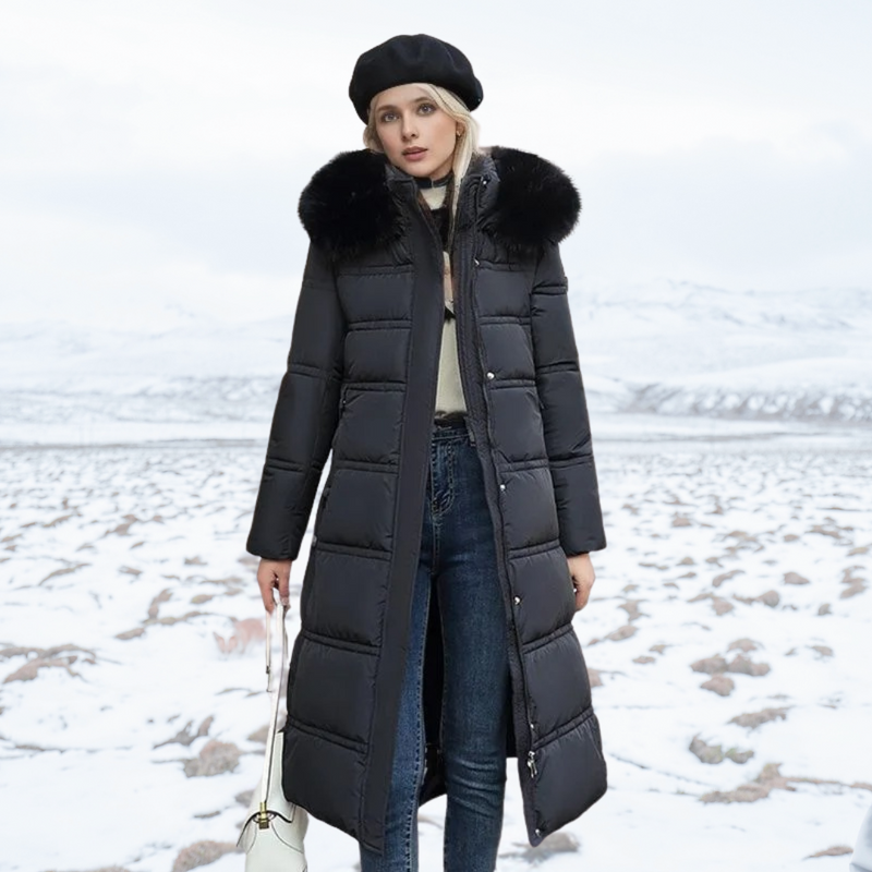 Luxe Faux Fur Winterjas voor Vrouwen - Amara