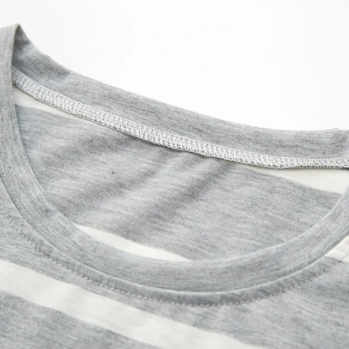 Vardi Dante™ Gestreepte Shortama | Herenpyjama met korte mouwen
