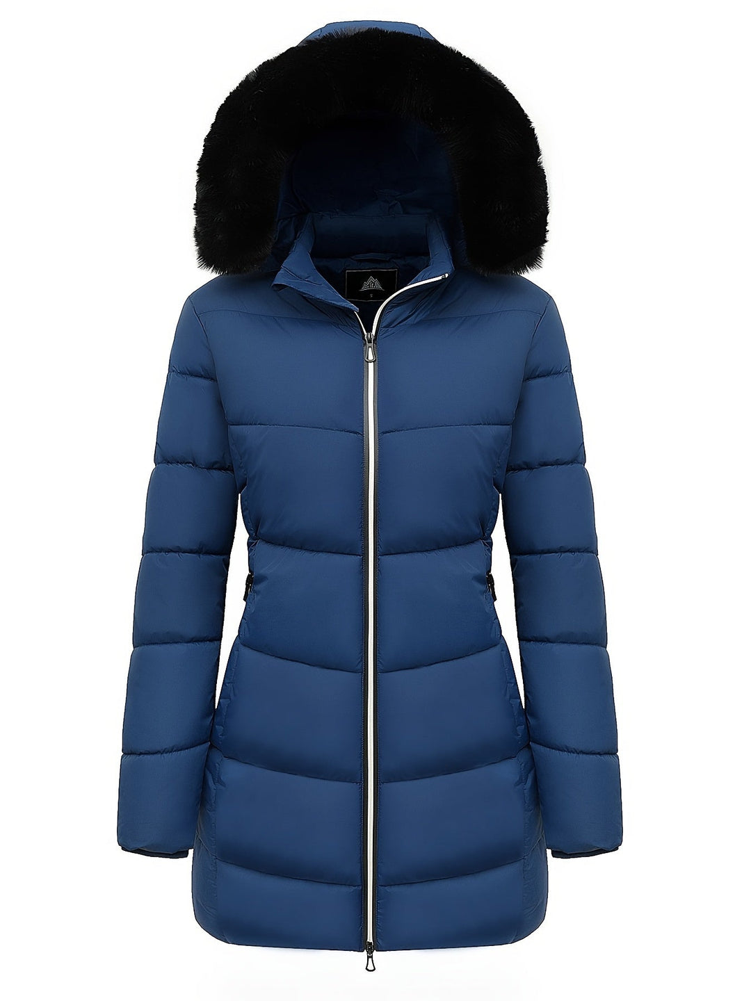 Warme Puffy Jas met Stijlvolle Details - Evelyne