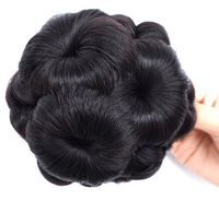 Bloemvormige Haarklem met Hairextension – Fiora