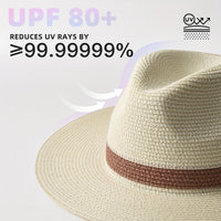 Trendy zonnehoed met brede rand voor dames en heren - SunShield Panama
