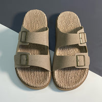 Stijlvolle heren zomer-slippers met verstelbare banden - GripStep