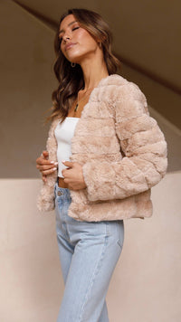 Luxe Dames Crop Jasje - Veloura