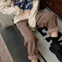 Dames Corduroy Broek met Wijde Pijpen – Emily
