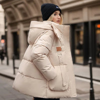 Comfortabele Dames Winterjas met Donsvulling - Amelina