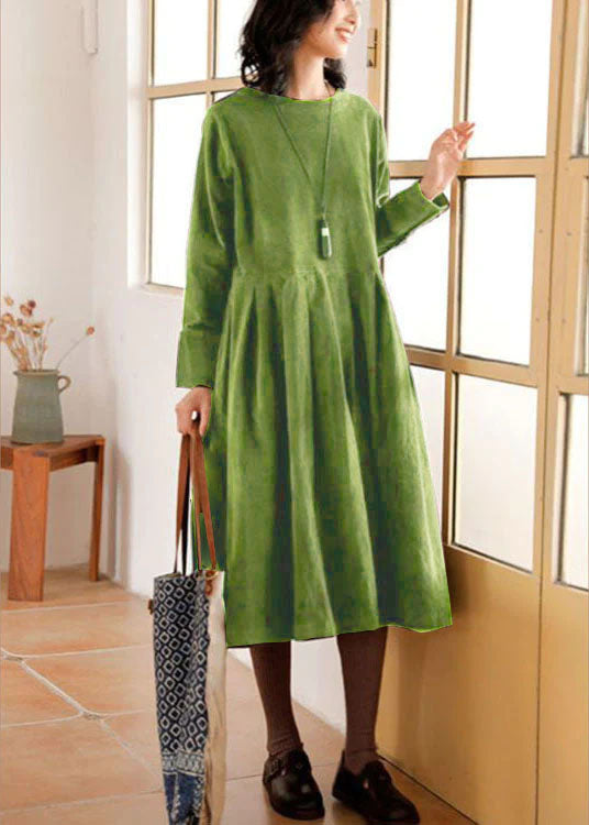 Corduroy Herfst/Winter Jurk - Emilia