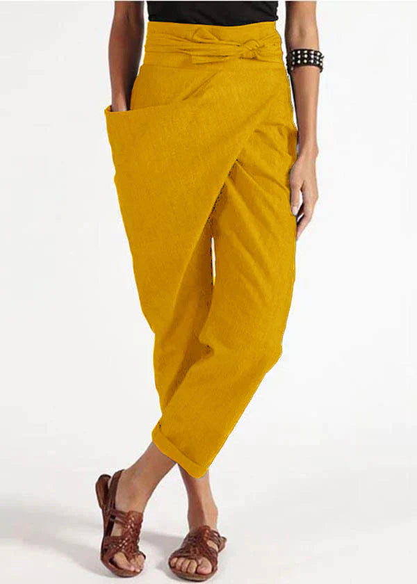 Modieuze dames harembroek met hoge taille – Romy