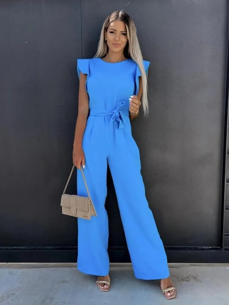Jumpsuit met Ruches - Evora
