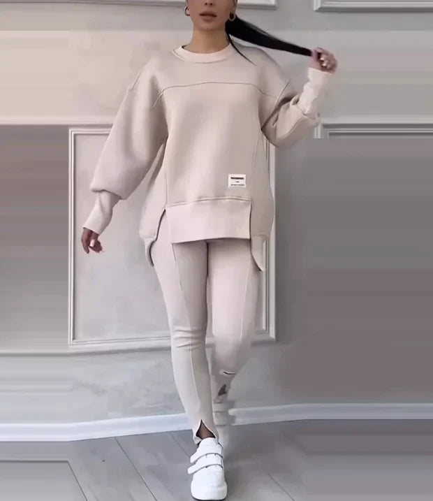 Casual Dames Set van Sweatshirt en Legging - Elena