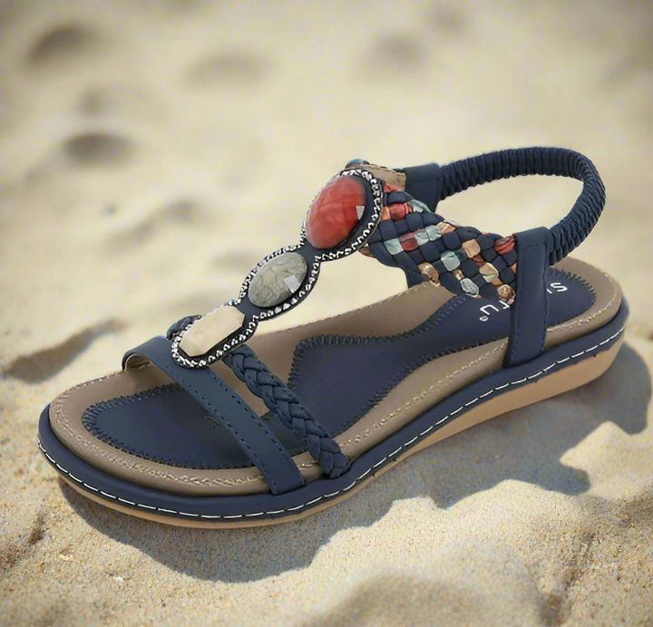 Stylowe Niskie Damskie Sandały – Claire