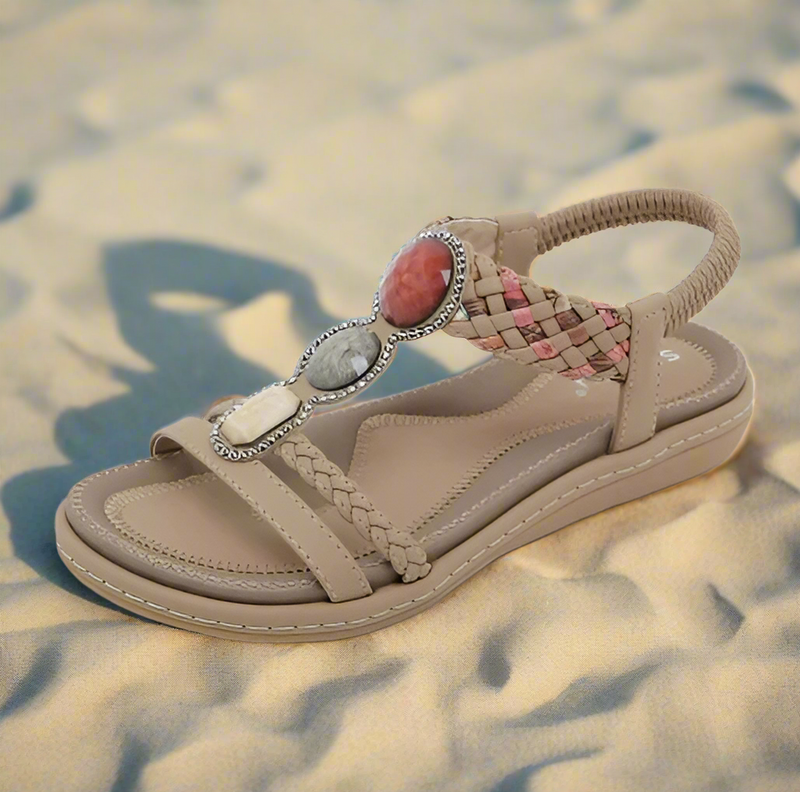 Stylowe Niskie Damskie Sandały – Claire