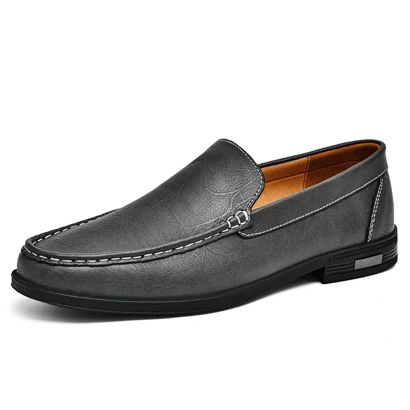 Italiaanse loafers van echt leer - Emilio
