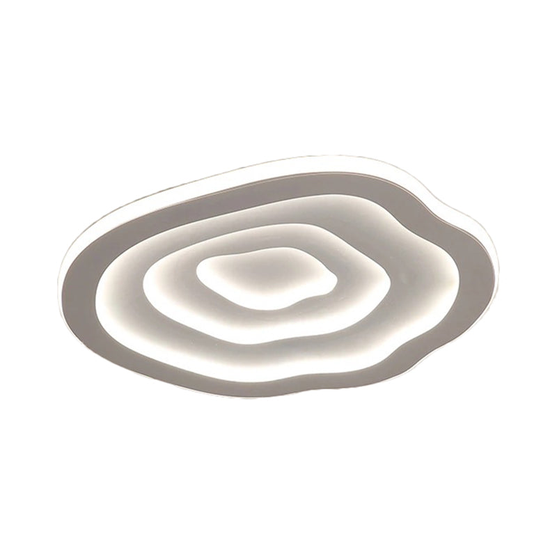 Golvende Acryl Plafondlamp met Warm & Wit LED-licht - Auralis
