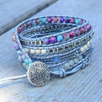 Turkoois Heling en Bescherming Wikkelarmband - Selina
