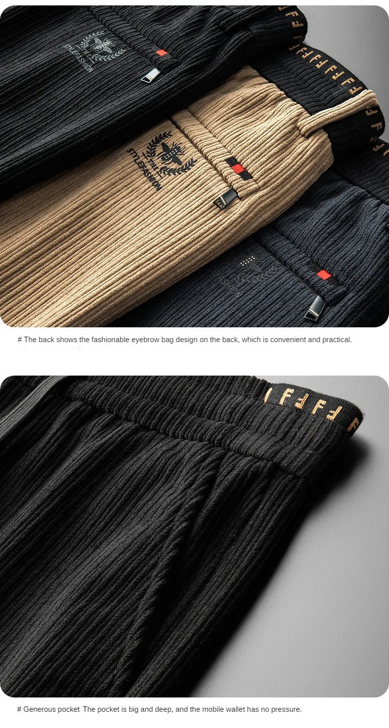 Vardi Dante™ Julian Cord klasyczne spodnie | Projektant luksusowych spodni roboczych