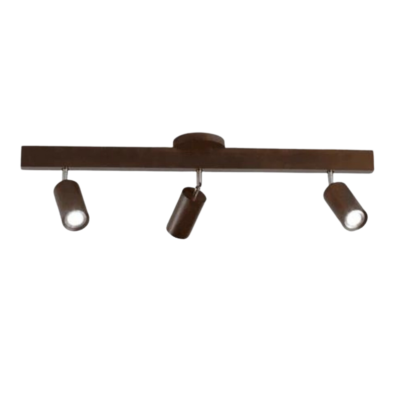 Verstelbare Houten Plafondspotlamp - EcoLux