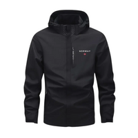 Heren Outdoorjack lichtgewicht & ademend met afneembare capuchon – Elian