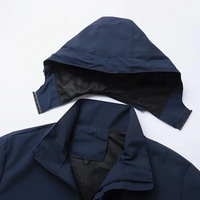 Heren Outdoorjack lichtgewicht & ademend met afneembare capuchon – Elian