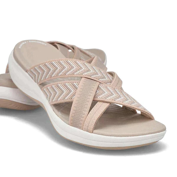 Luchtige Dames Slippers met Schokabsorberend Voetbed – Lina