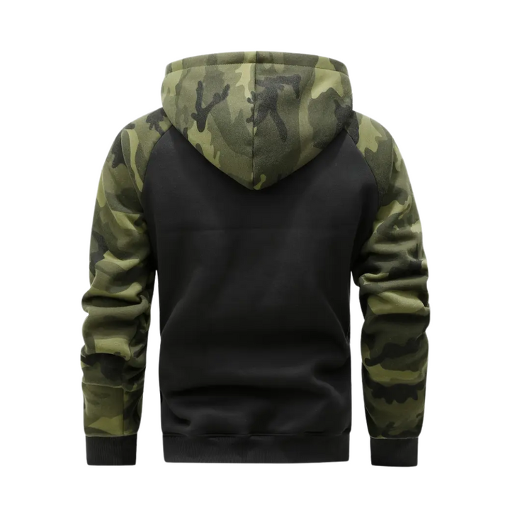 Warm en comfortabel heren camo fleecejack – Ethan