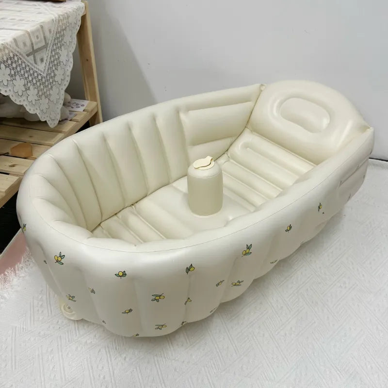 Opblaasbaar Babybadje voor Reizen – BubbleNest