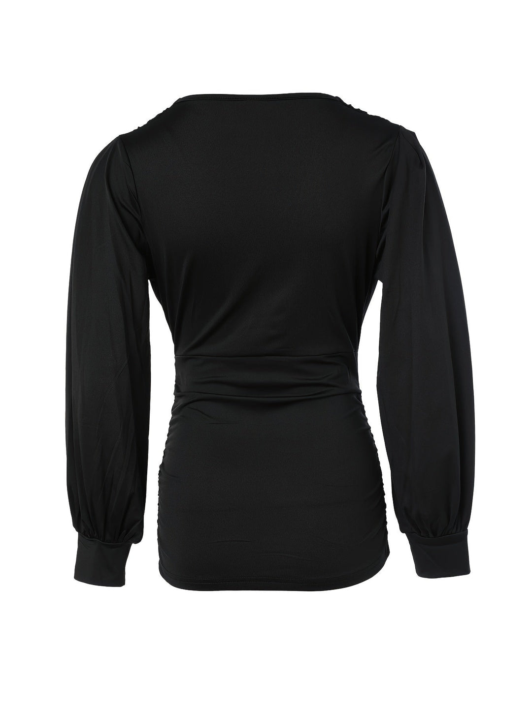 Trendy V-Hals Top Met Charmante Ruches - Elise