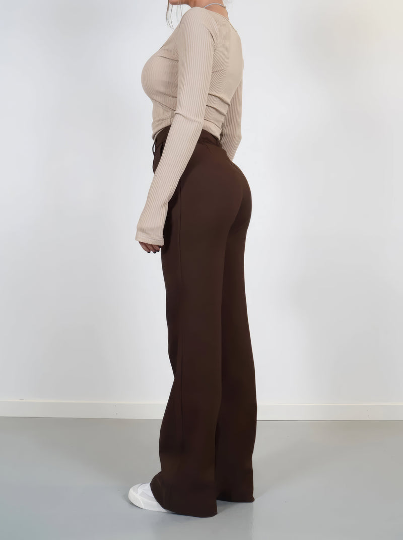 Stijlvolle High-Waisted Broek - Luna