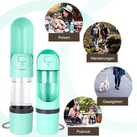 2-in-1 Voer- en Waterfles voor Onderweg - PawBuddy