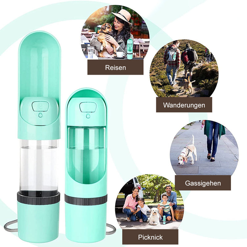 2-in-1 Voer- en Waterfles voor Onderweg - PawBuddy