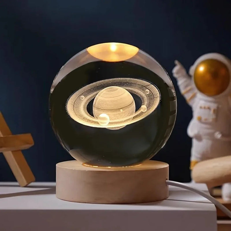 3D Gegraveerde Kristallen Bol - Celestia