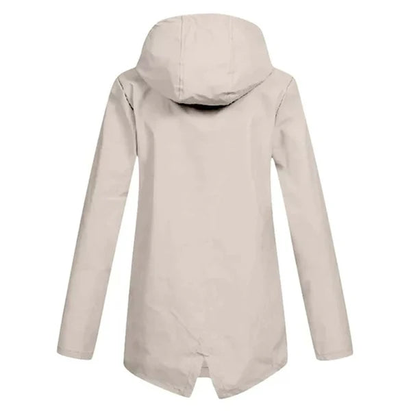 Trendy Dames Regenjas met Capuchon - Liora