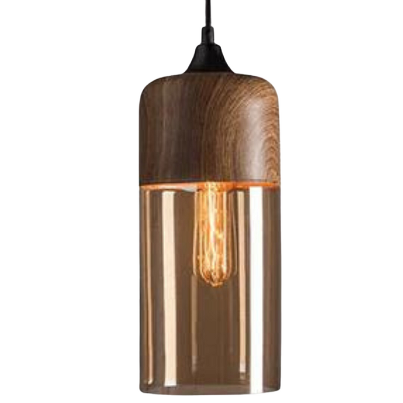 Stijlvolle Scandinavische Houten Plafondlamp - NordLuna