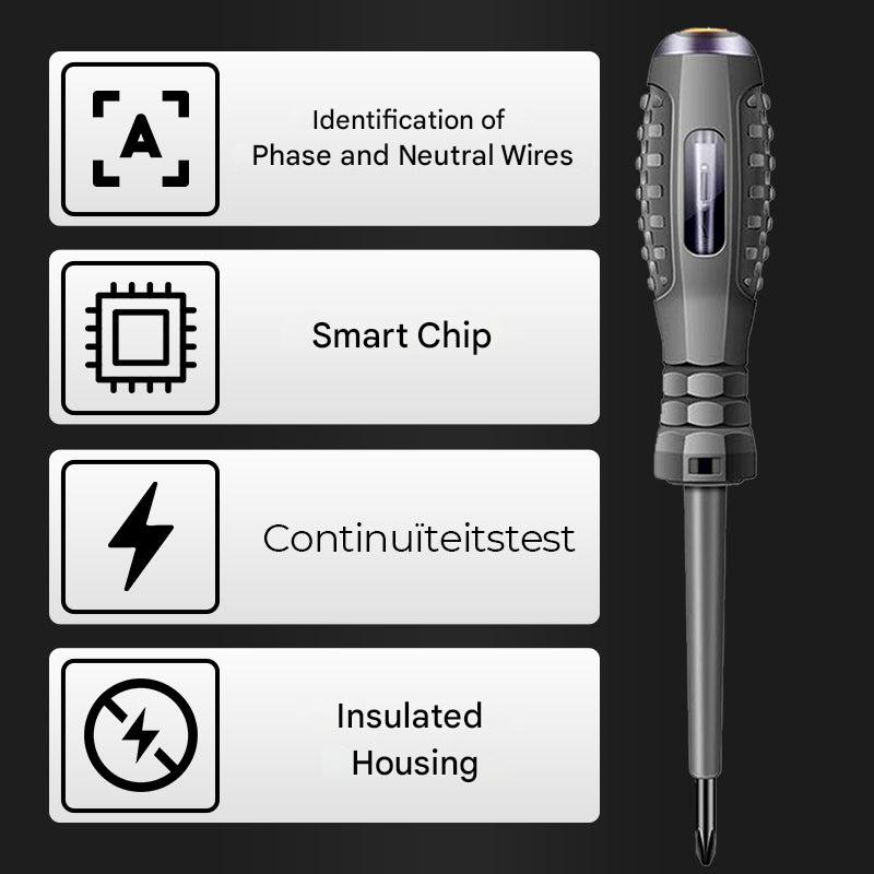 2-in-1 Schroevendraaier en Spanningsdetector – SparkPro