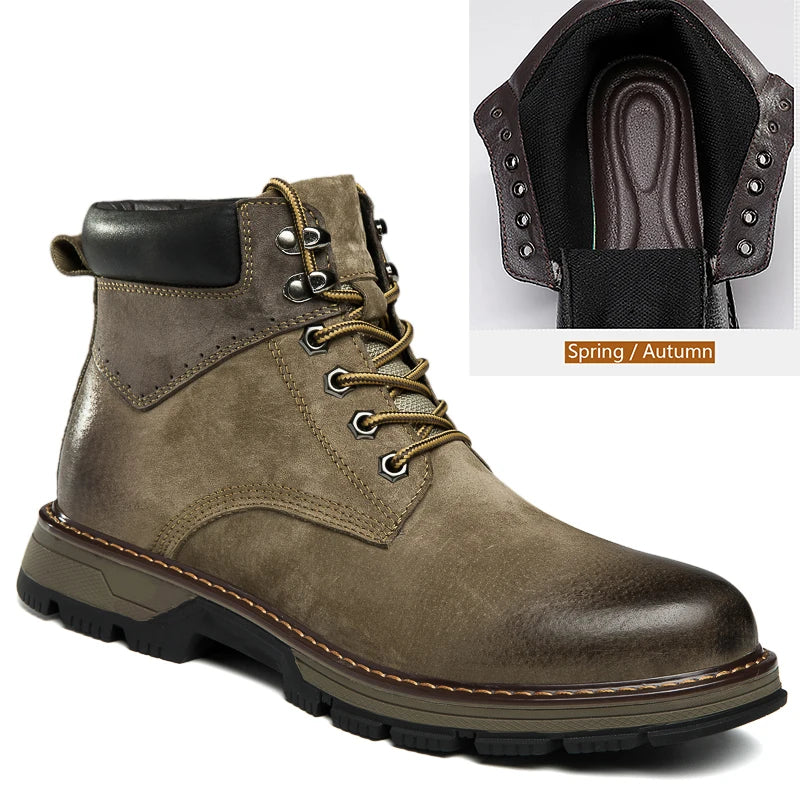 Vardi Dante™ skórzane buty zimowe | prawdziwe zimowe ocieplacze