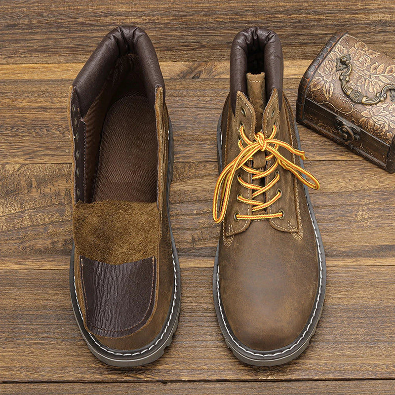 Vardi Dante™ skórzane buty zimowe | prawdziwe zimowe ocieplacze