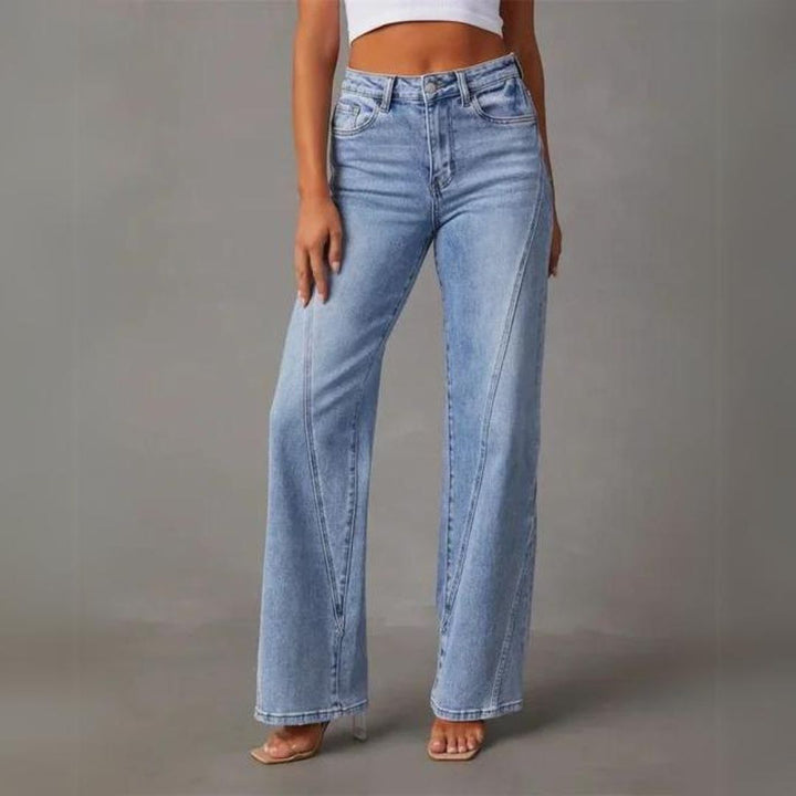 Trendy Flared Spijkerbroek - Amarine